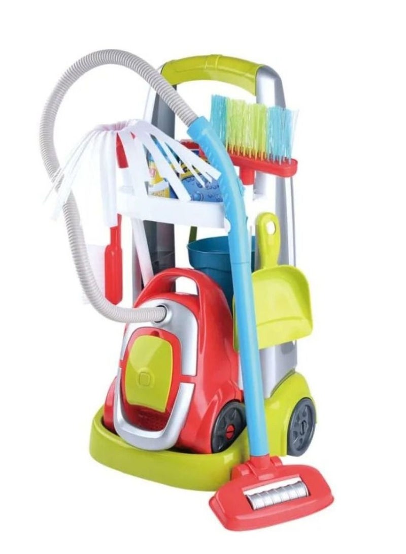 House Cleaning Trolley with Vaccum Cleaner