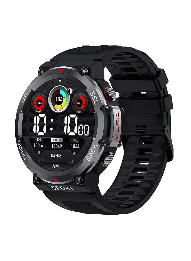 LF33 Smart Bracelet 1.39Inch TFT FullTouch Screen BT Call Fitness Tracker IP67 Waterproof Black