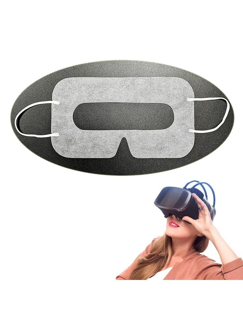Disposable VR Eye Mask for Oculus Quest 2 Skin-Friendly Breathable Soft Comfortable and Hygienic Universal (White 100pcs)