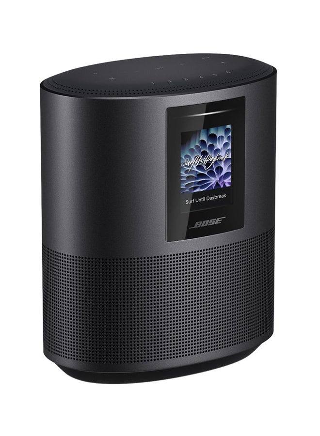 Bose Home Speaker 500 Smart Speaker With Bluetooth, Wi-Fi And Airplay 2, Triple Black, 795345-4100 Black
