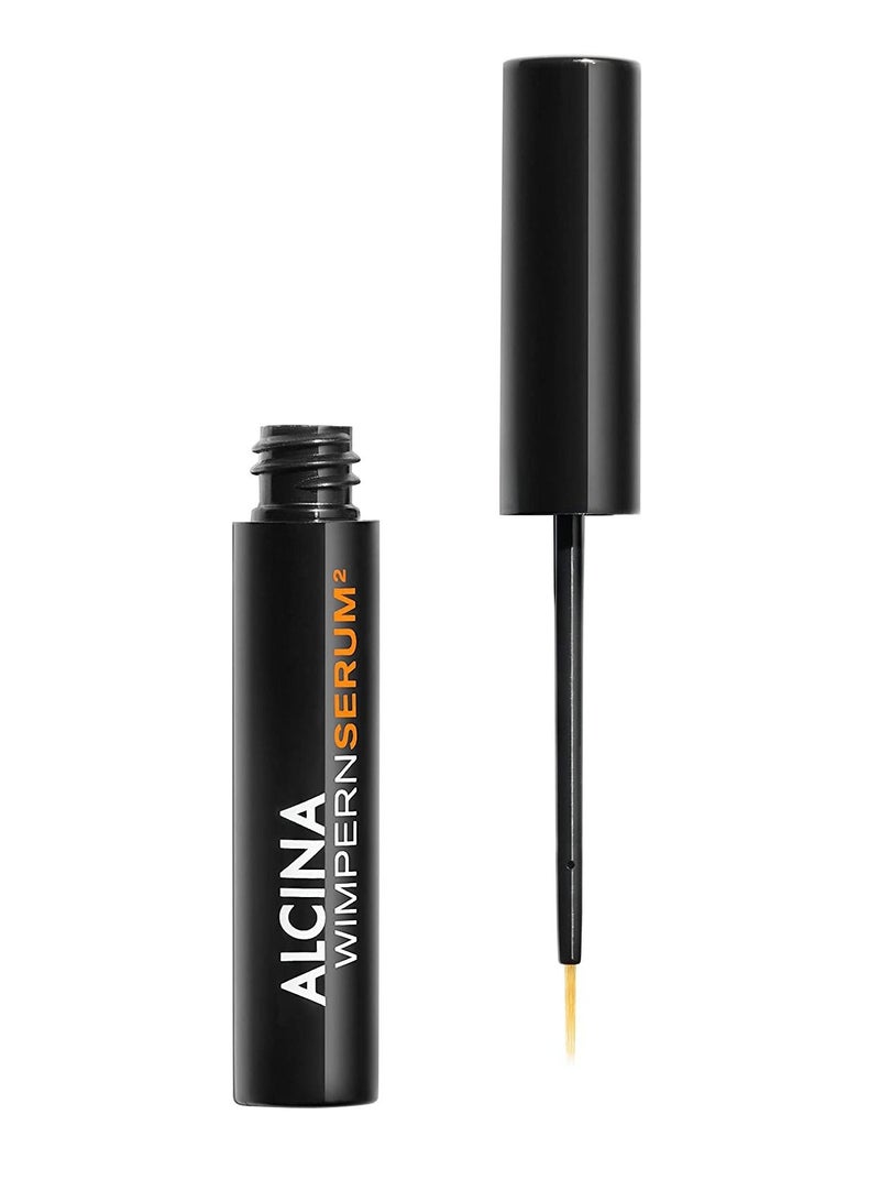 Non-Sticky Eye Lash Serum for Longer, Thicker and Stronger Eyelashes with Lipo-Oligopeptide and Caffeine Silicone Free 4.5ml Made in Germany