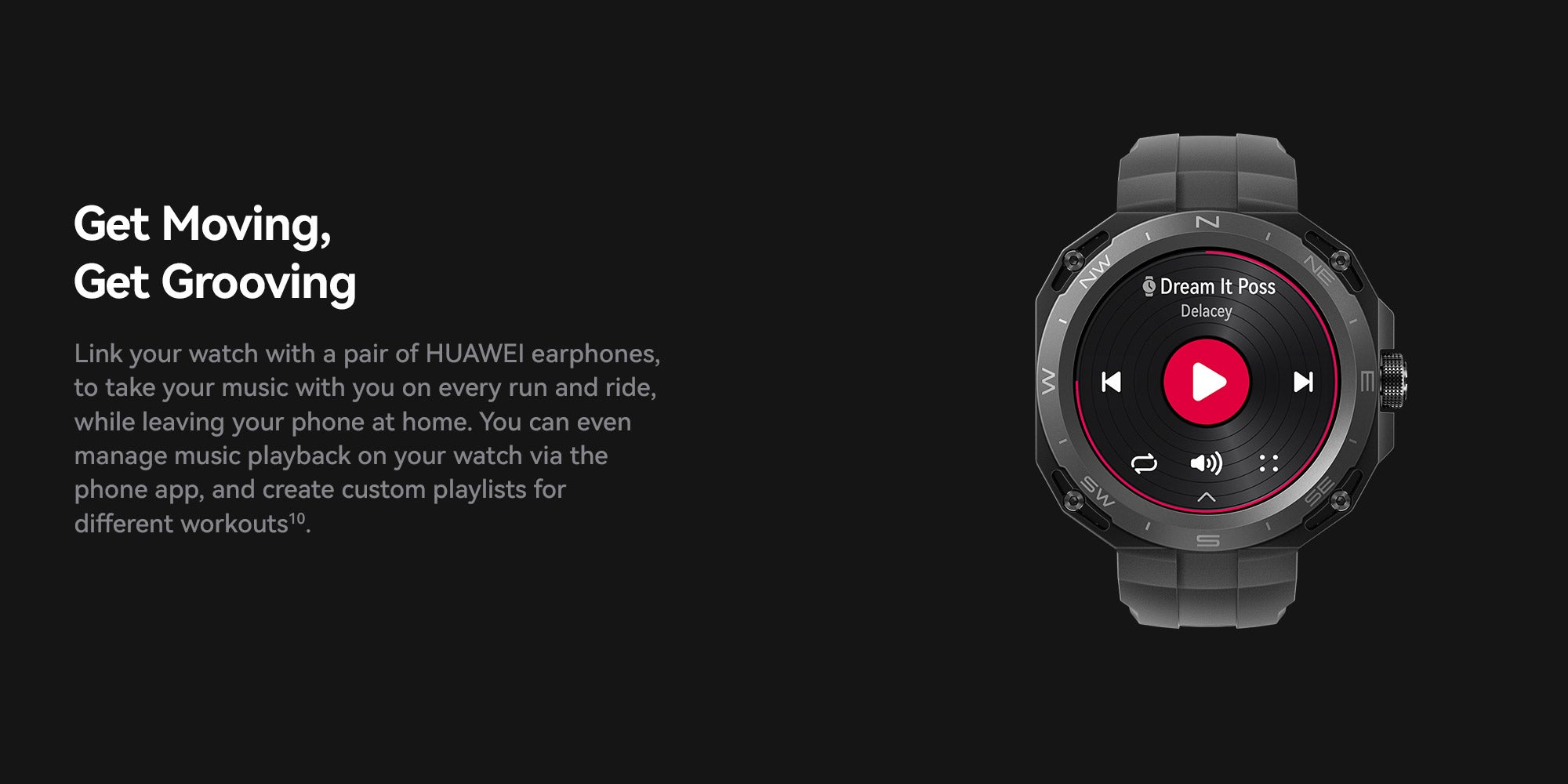 Watch Gt Cyber Case Quick-To-Change Military-Level Durability 316L Stainless Steel Dial With High-Performance Rubber Strap Sports Edition Midnight Black