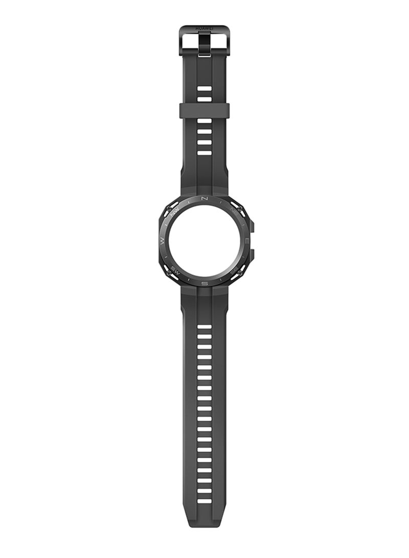 Watch Gt Cyber Case Quick-To-Change Military-Level Durability 316L Stainless Steel Dial With High-Performance Rubber Strap Sports Edition Midnight Black