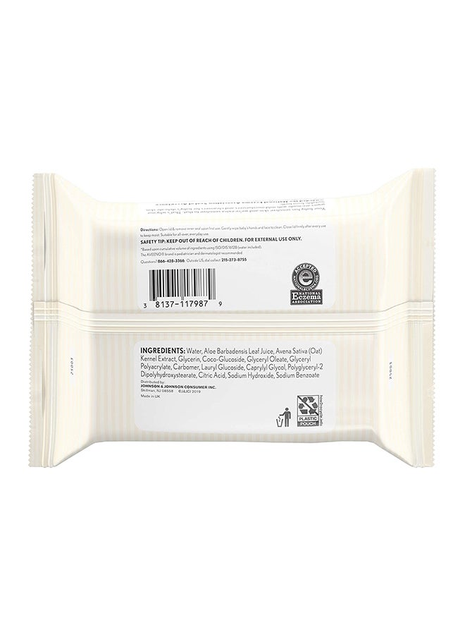 Hand And Face Baby Wipes 4 Packs x 25 Wipes, 100 Count