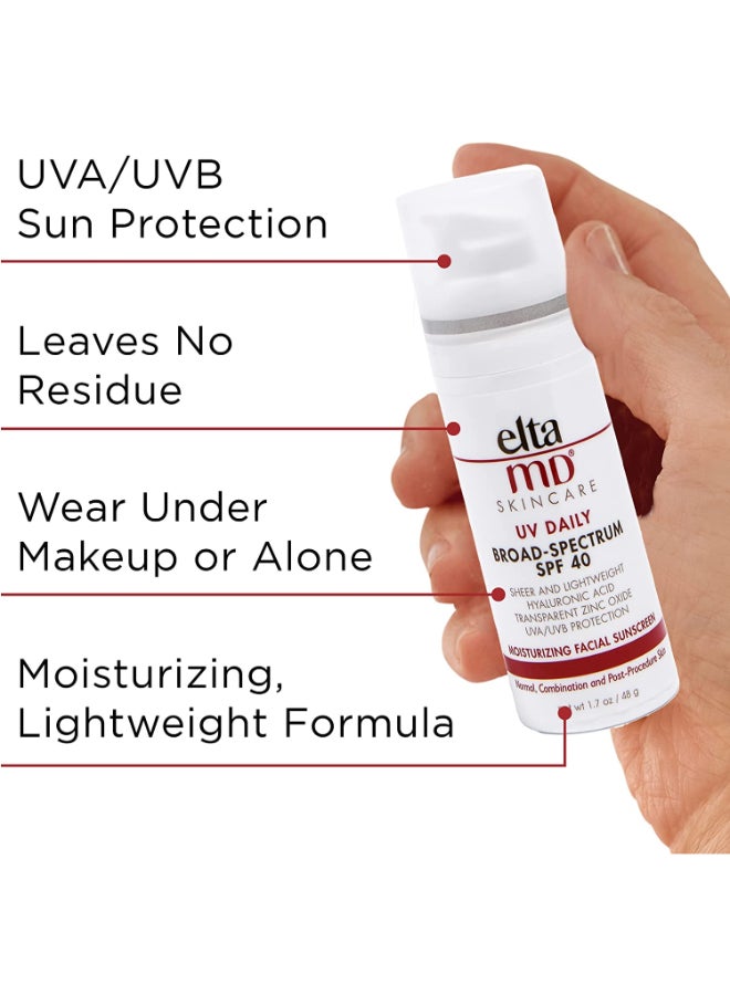 UV Daily Moisturizing Facial Sunscreen SPF 40