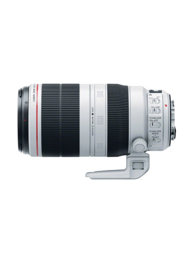 EF 100-400mm f/4.5-5.6L IS II USM Telephoto Zoom Lens For Digital Camera Black/White