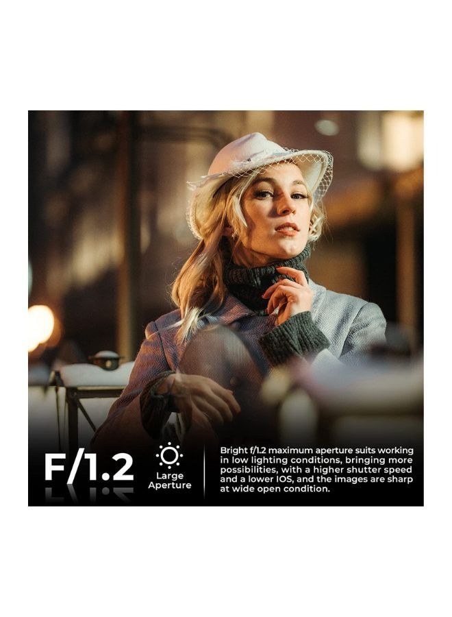 Viltrox 75mm F1.2 Pro Level Autofocus Lens, Compatible with Fuji X-mount Mirrorless Cameras