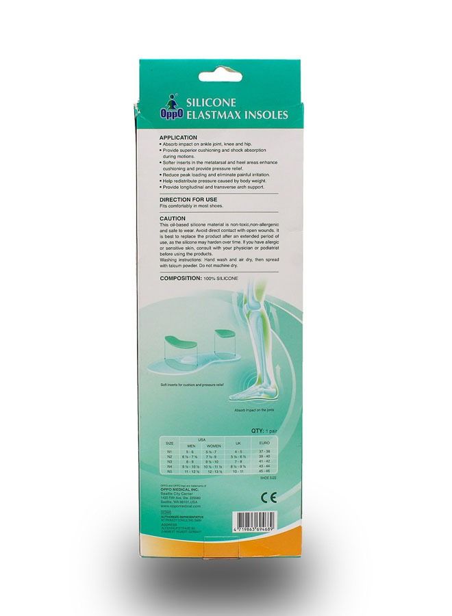 Silicone Elastmax Insoles - N5