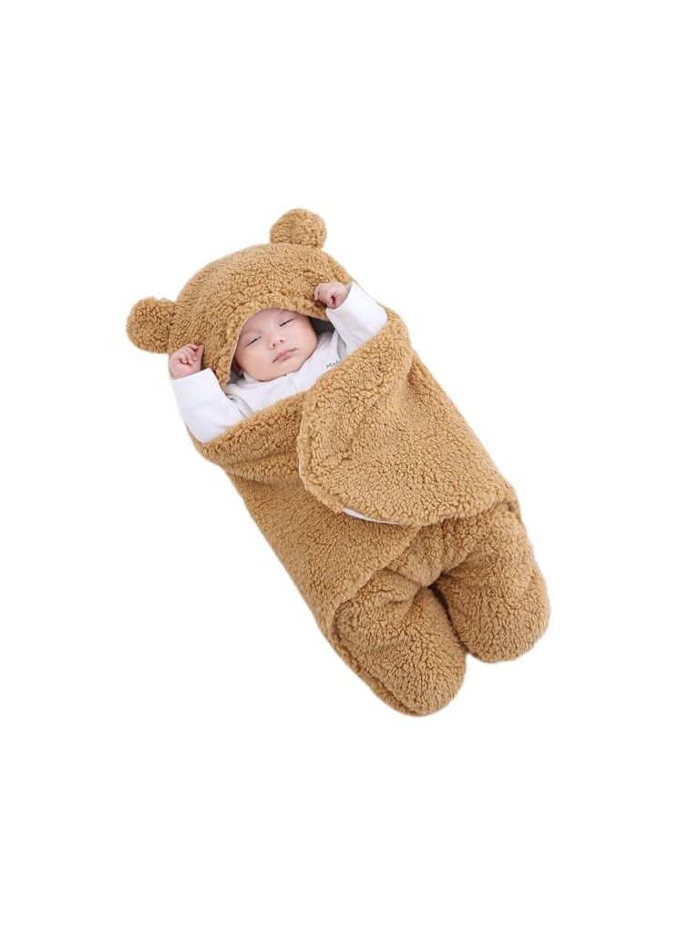 Baby Sleeping Bag Ultra Soft Fluffy Fleece Newborn Receiving Blanket Infant Boys Girls Clothes Nursery Wrap Swaddle