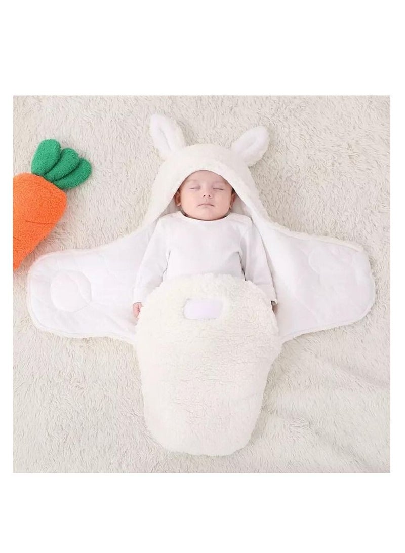 Baby Sleeping Bag Ultra Soft Fluffy Fleece Newborn Receiving Blanket Infant Boys Girls Clothes Nursery Wrap Swaddle