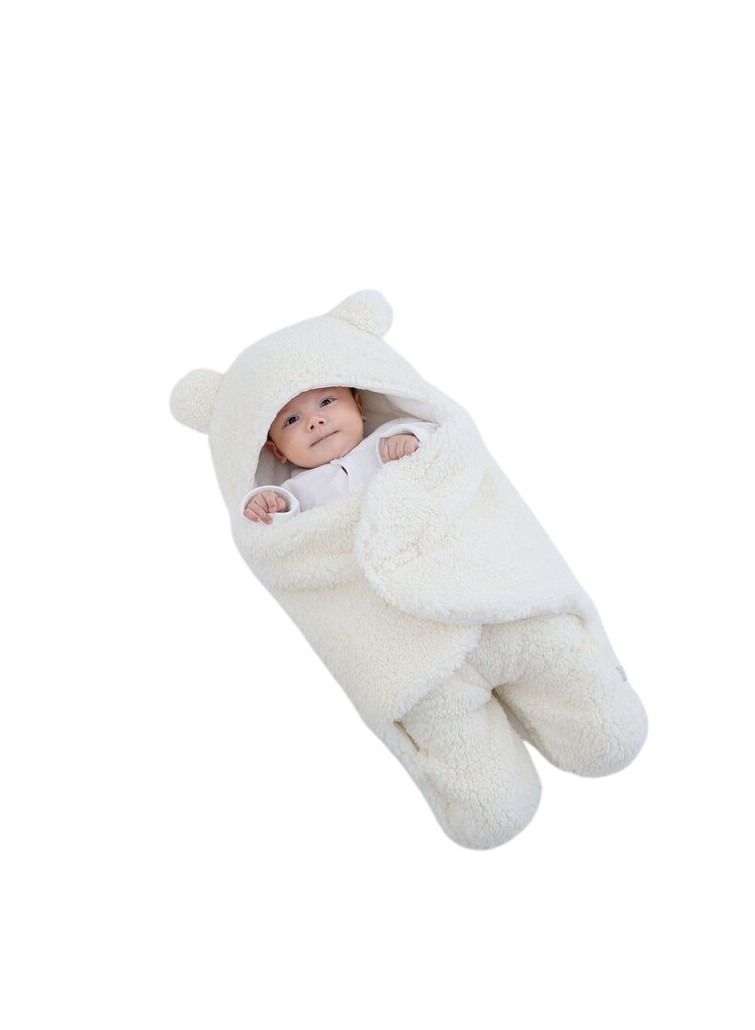 Baby Sleeping Bag Ultra Soft Fluffy Fleece Newborn Receiving Blanket Infant Boys Girls Clothes Nursery Wrap Swaddle