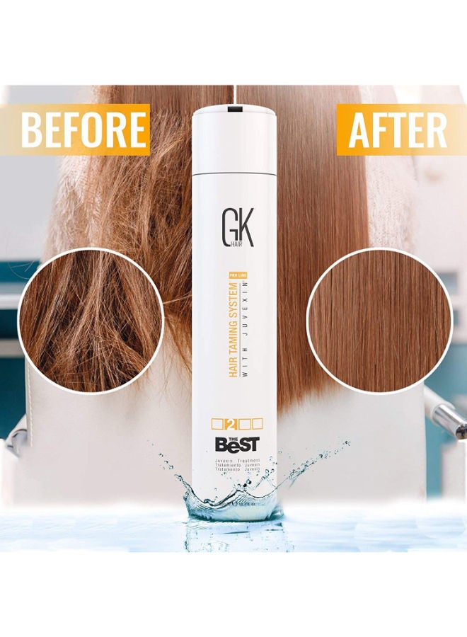 The Best 10.1 Fl Oz/300ml Smoothing Keratin Hair Treatment Professional Brazilian Complex Blowout Straightening For Silky Smooth Frizz Free Hair