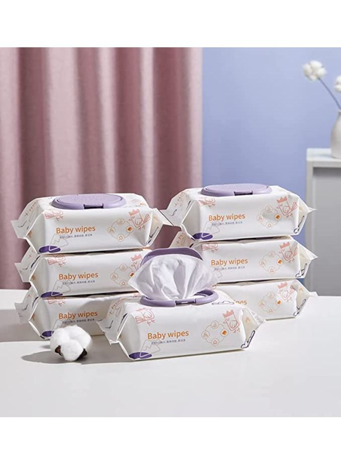 Pure Water Wipes Plastic Free Baby Water Wipes Extra Thick and Large For Baby 80 sheets/Pack