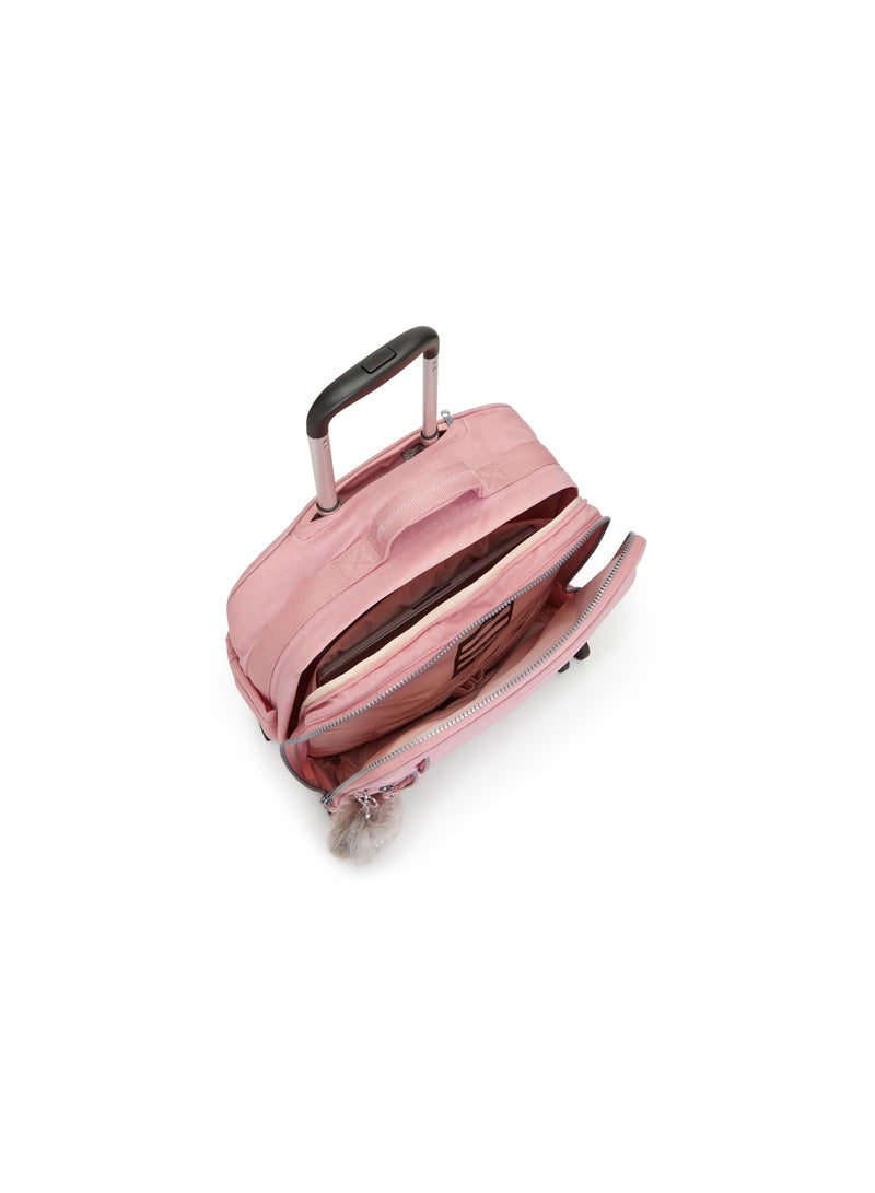 Large Wheeled Schoolbag New Storia Bridal Rose