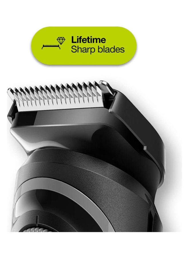Beard Trimmer With Precision Wheel 2 Comb Attachments And Gillette Fusion5 Proglide Razor 13.6 x 5.6 x 25.1cm