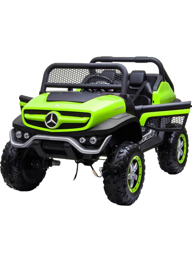 12V MERCEDES BENZ 2SEATER RIDEON - GREEN