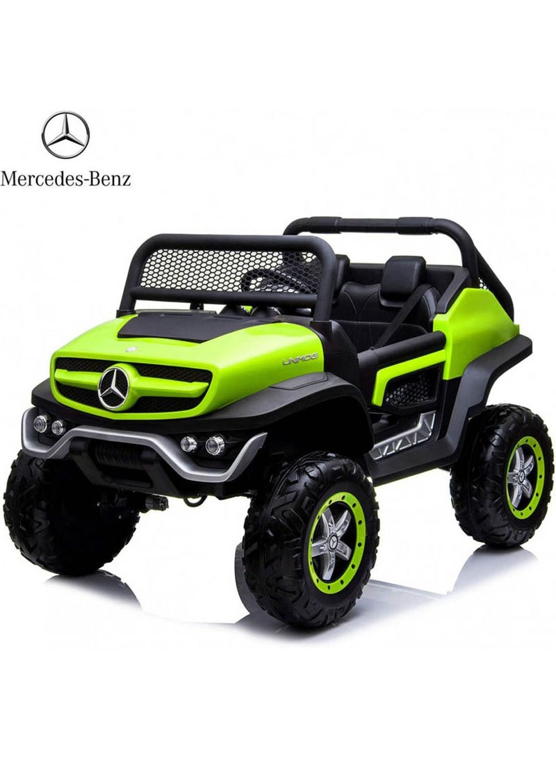 12V MERCEDES BENZ 2SEATER RIDEON - GREEN