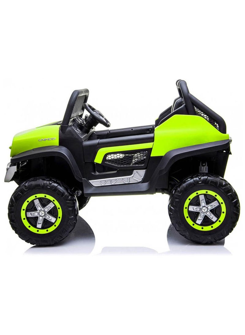 12V MERCEDES BENZ 2SEATER RIDEON - GREEN