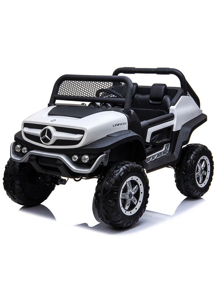 12V MERCEDES-BENZ TWO SEATER RIDEON - WHITE
