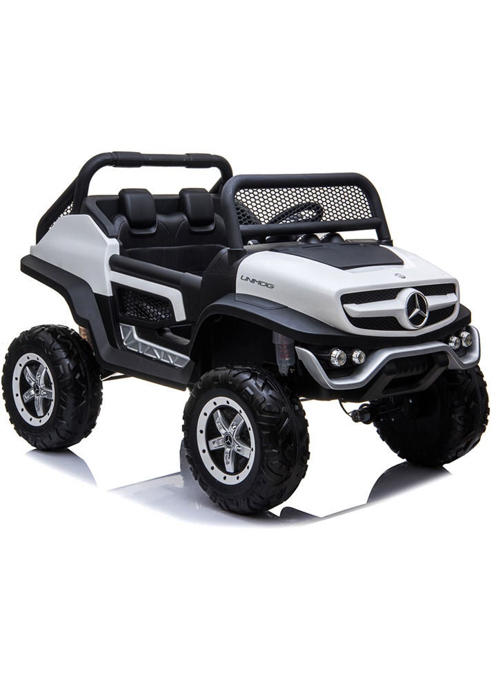 12V MERCEDES-BENZ TWO SEATER RIDEON - WHITE