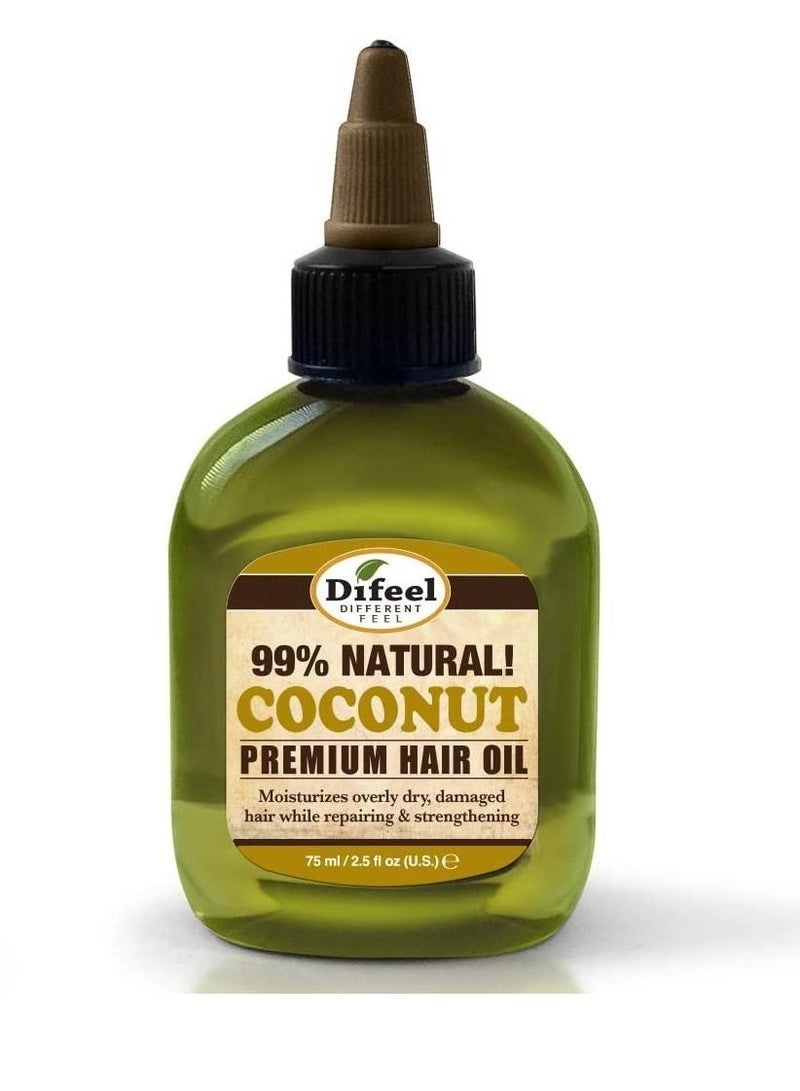 Coconut hair oil for natural deep conditioning 75 ml