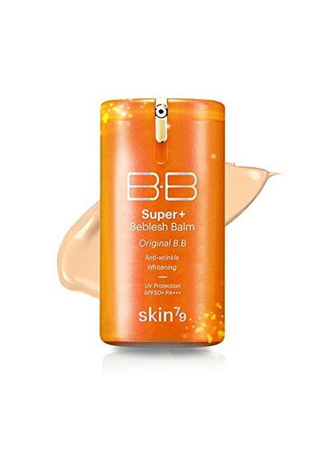 9] Super Plus Beblesh Balm Triple Function Orange BB Cream 21 Yellow Beige (SPF50/PA+++) 135 floz (40 ml) Rich Vitamin Complex Care Healthy and Vital Skin High Coverage without Darkening