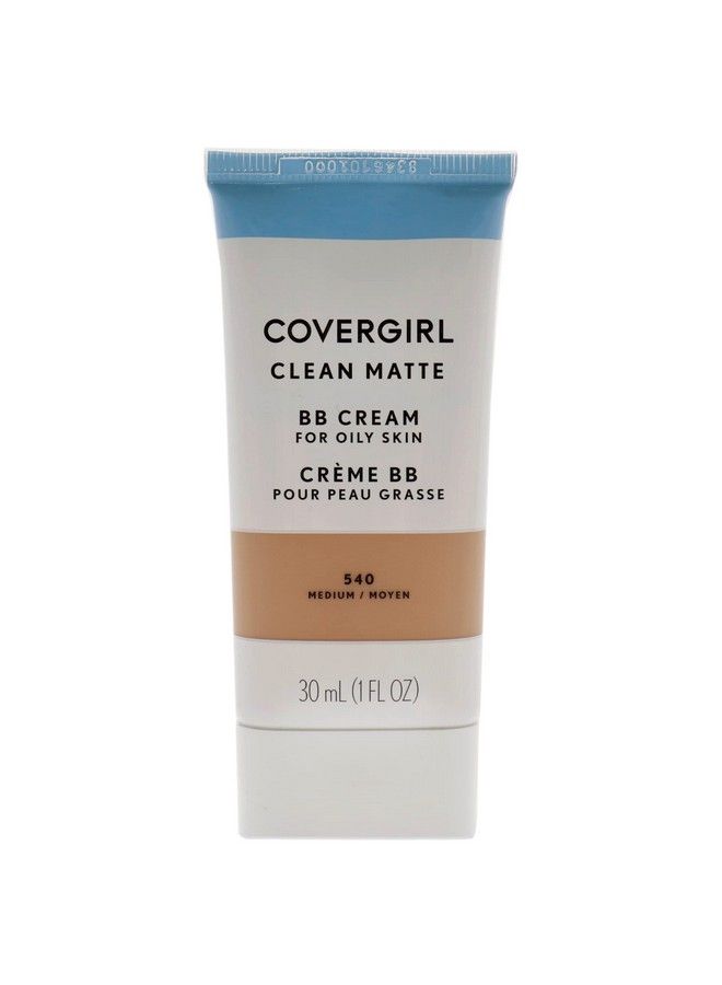 Clean Matte BB Cream Medium 540 For Oily Skin (packaging may vary) 1 Fl Oz (1 Count)