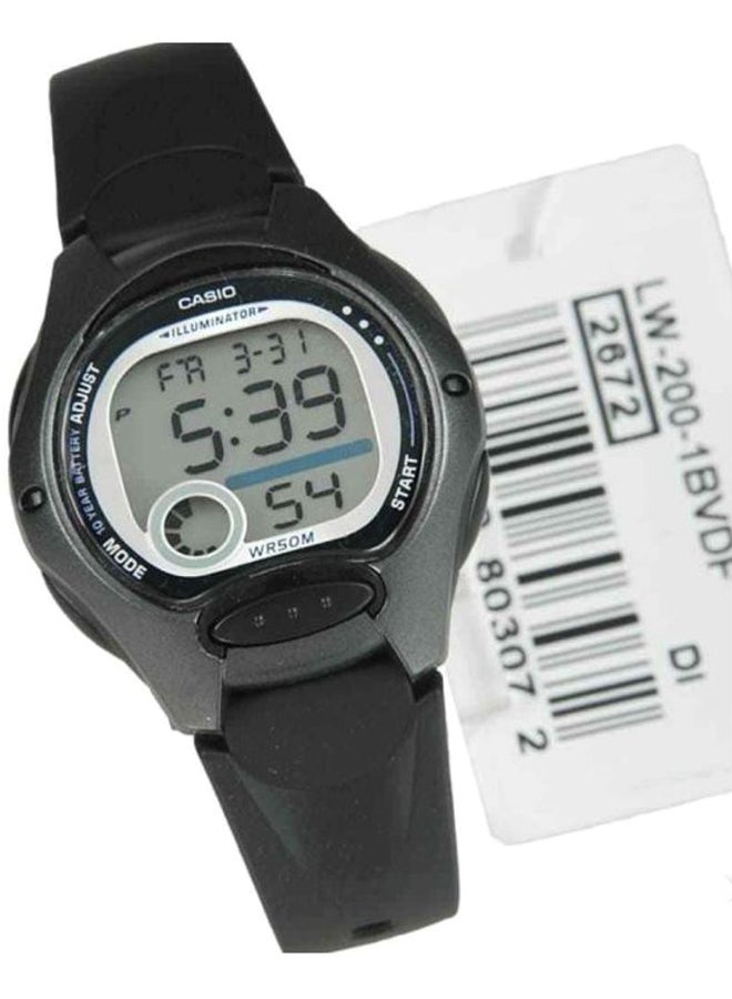 Kids' Resin Digital Wrist Watch LW-200-1BVDF