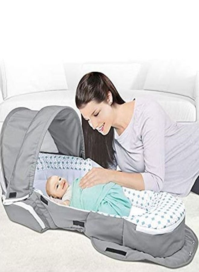 Baby Bassinet Bed Portable Sleeper Travel Bag with mosquito net For Infant with Music