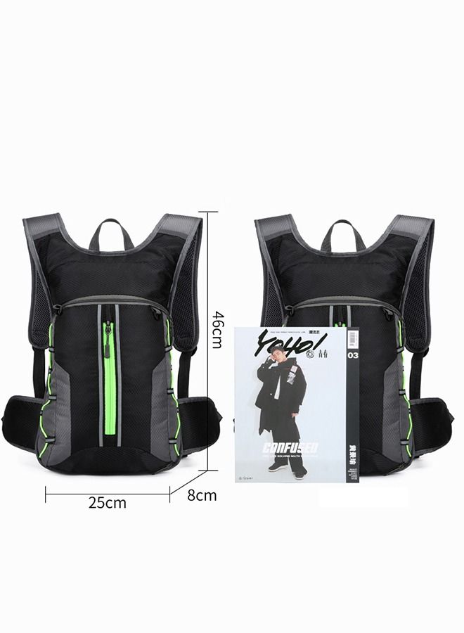 Running Hiking Mountain Biking Cycling Waterproof Backpack with Water Bag For Men Women