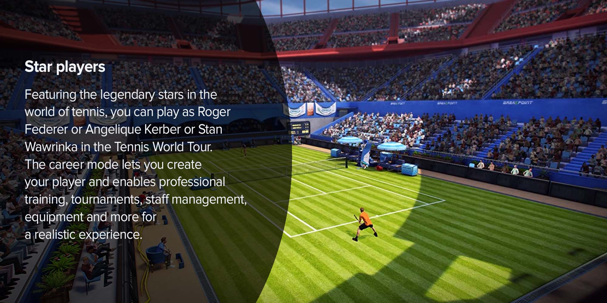 Tennis: World Tour (Intl Version) - Sports - PlayStation 4 (PS4)
