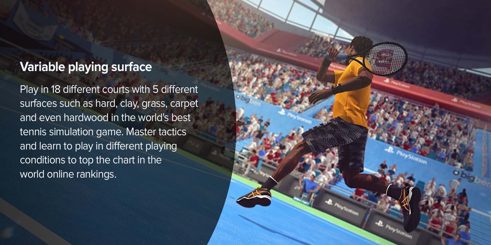 Tennis: World Tour (Intl Version) - Sports - PlayStation 4 (PS4)