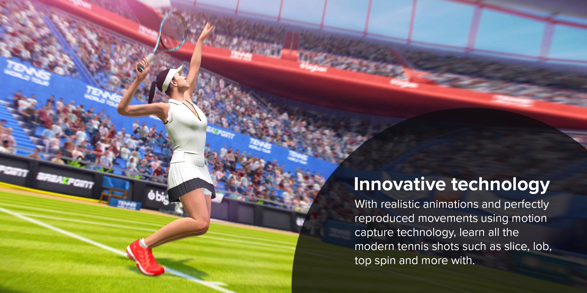 Tennis World Tour (Intl Version) - Sports - PlayStation 4 (PS4)