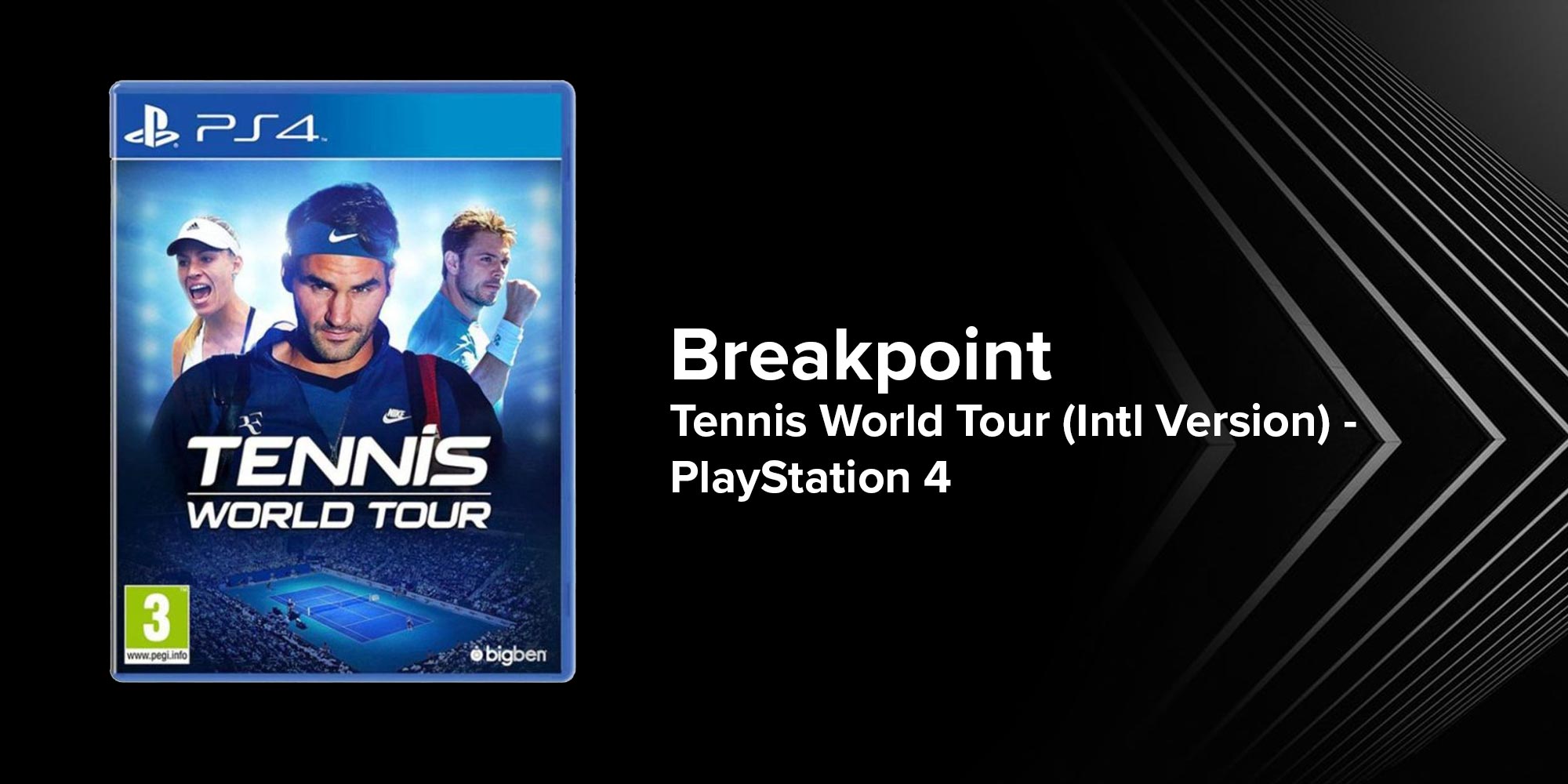 Tennis World Tour (Intl Version) - Sports - PlayStation 4 (PS4)