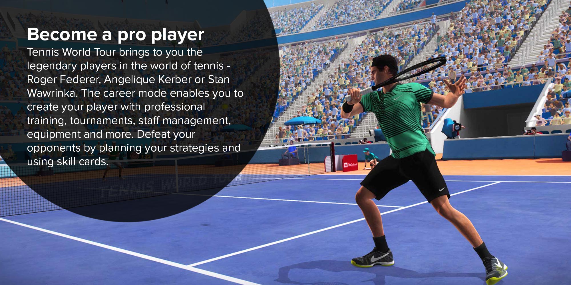 Tennis World Tour (Intl Version) - Sports - PlayStation 4 (PS4)