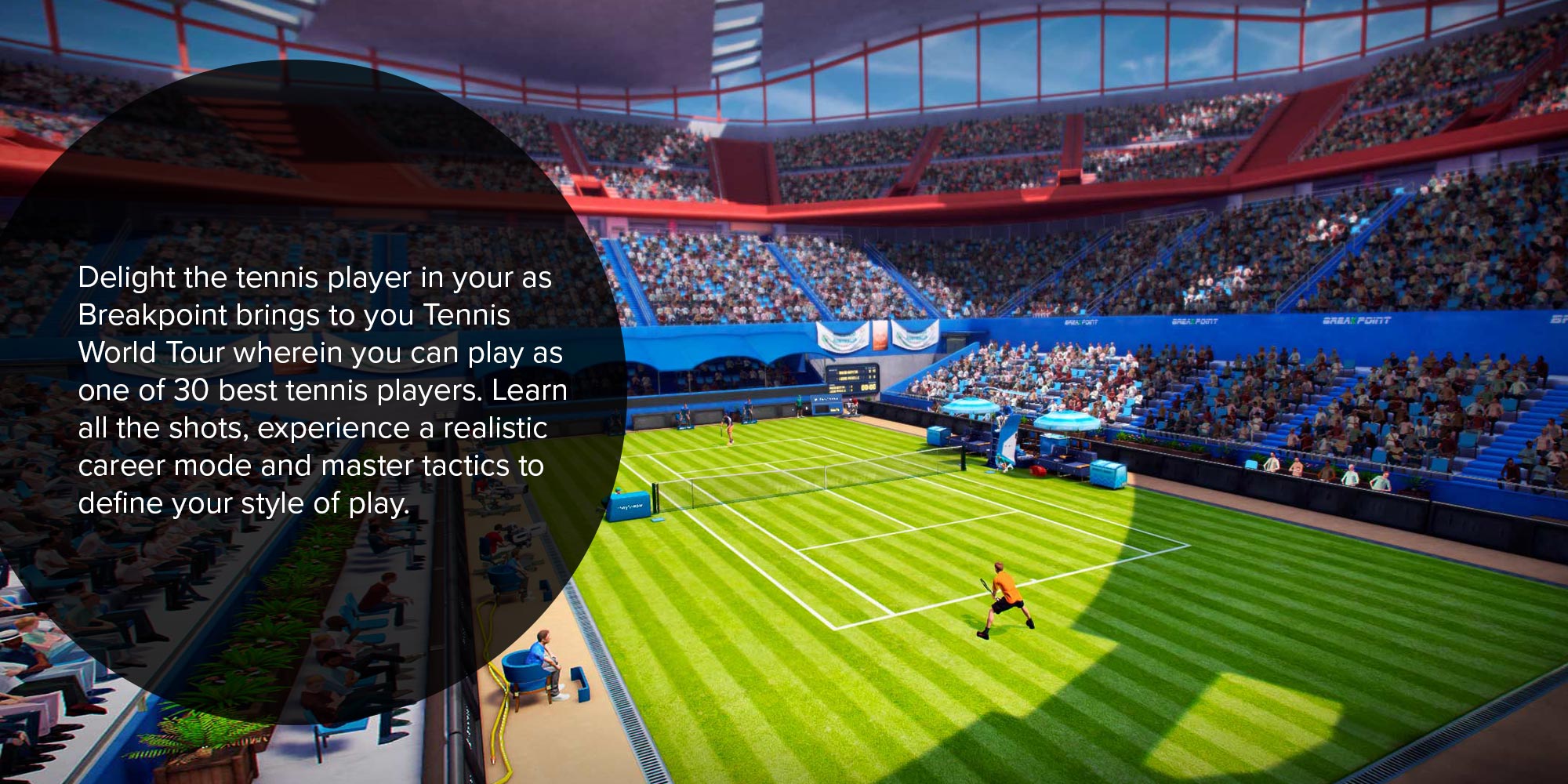 Tennis World Tour (Intl Version) - Sports - PlayStation 4 (PS4)