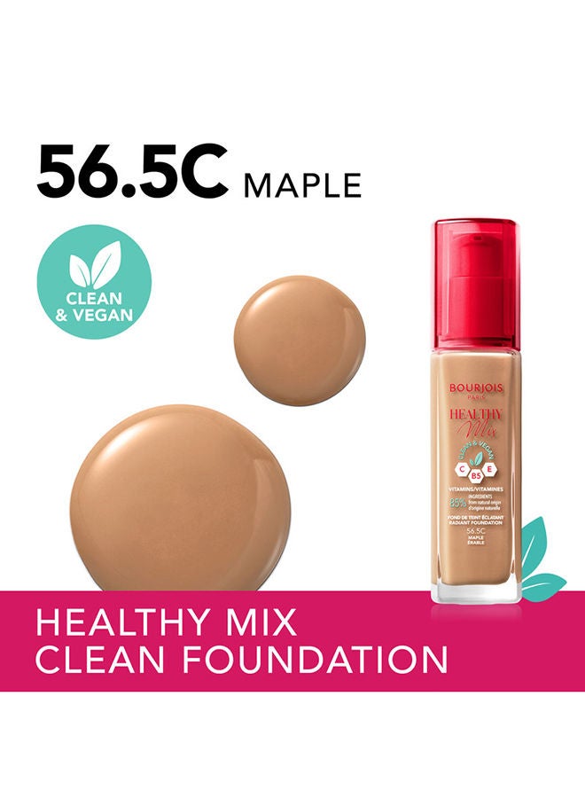 Healthy Mix Clean Foundation - 56.5C - Maple, 30ml