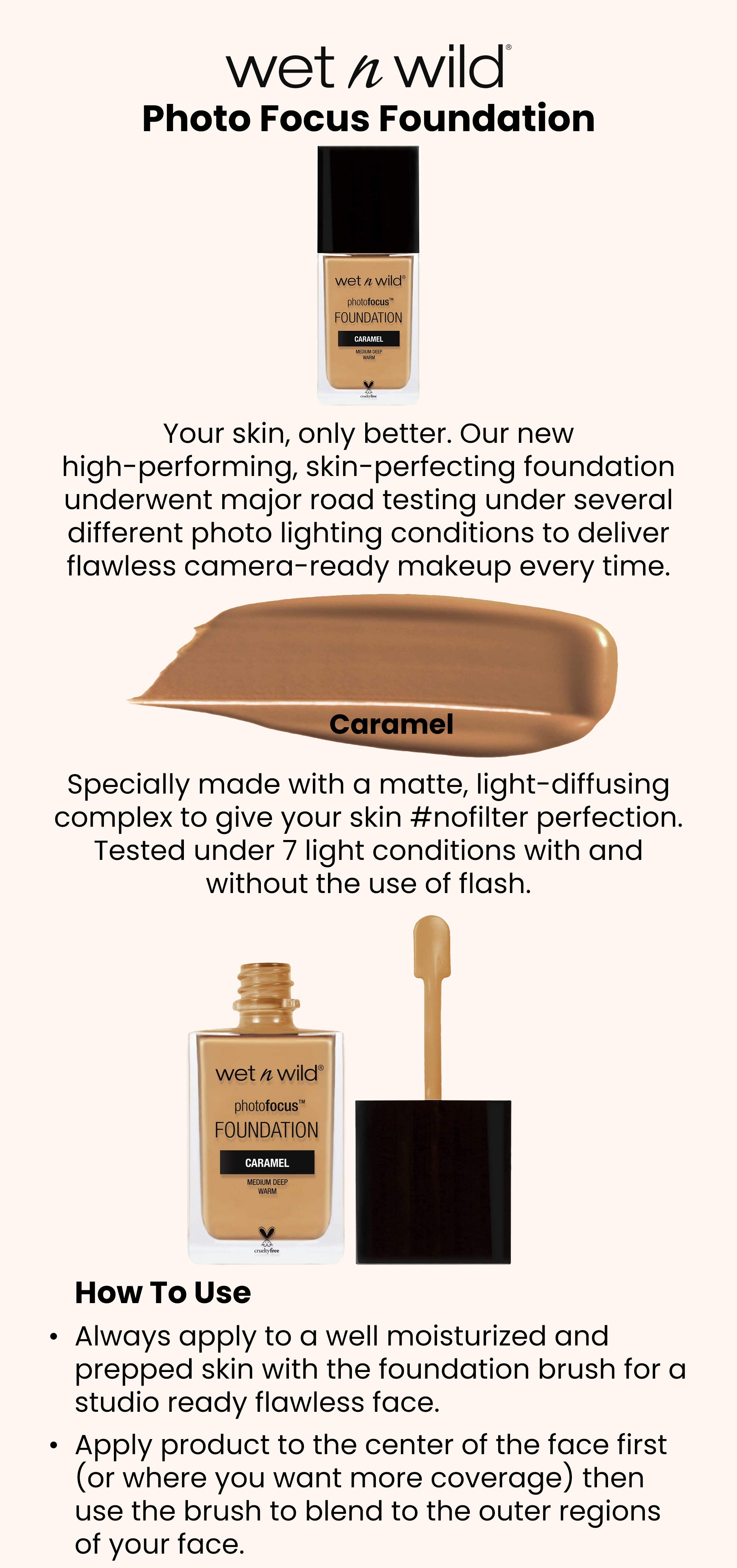Photo Focus Foundation Caramel