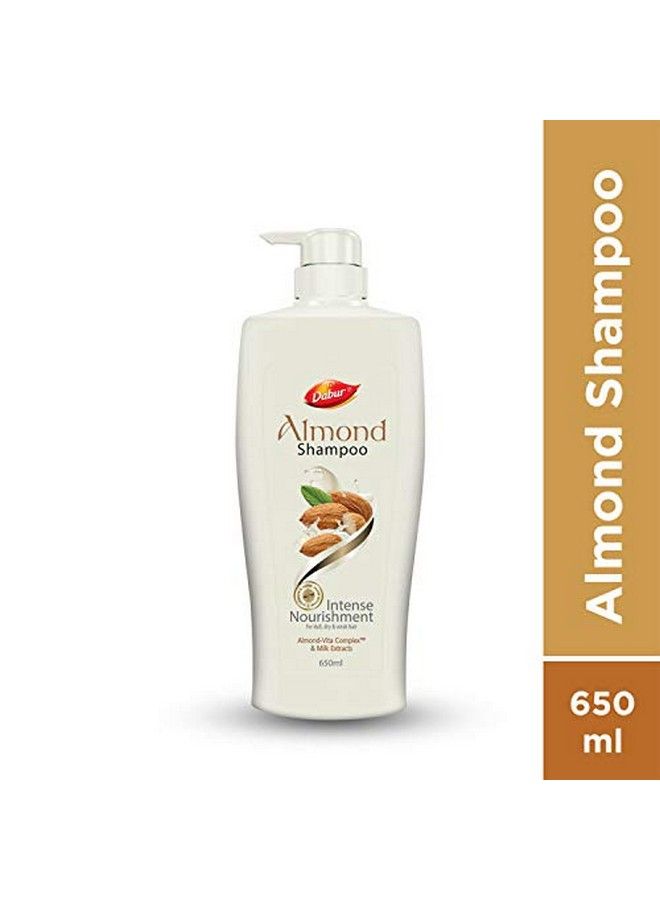 Almond Shampoo With Almondvita Complex & Milk Extracts For Dull Dry And Weak Hair 650 Ml