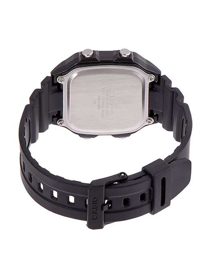 Boys' Silicone Digital Wrist Watch AE-1300WH-1A2VDF - 42 mm - Black