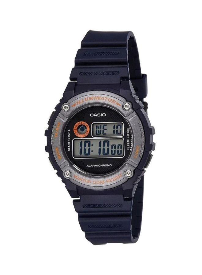 Boys' Resin Digital Quartz Watch W-216H-2BVDF - 44 mm - Blue