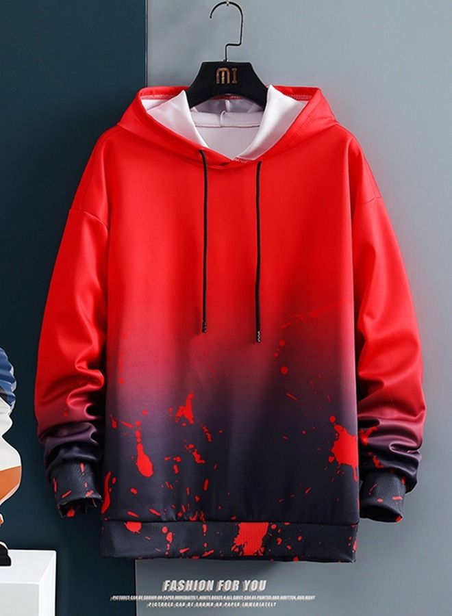 Men's Youth Thin Sweatshirt Korean Style Top Hoodie
