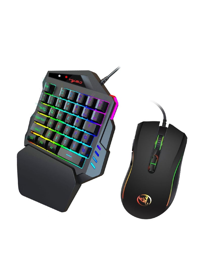 A869 V500 Keyboard And Mouse Combo Black