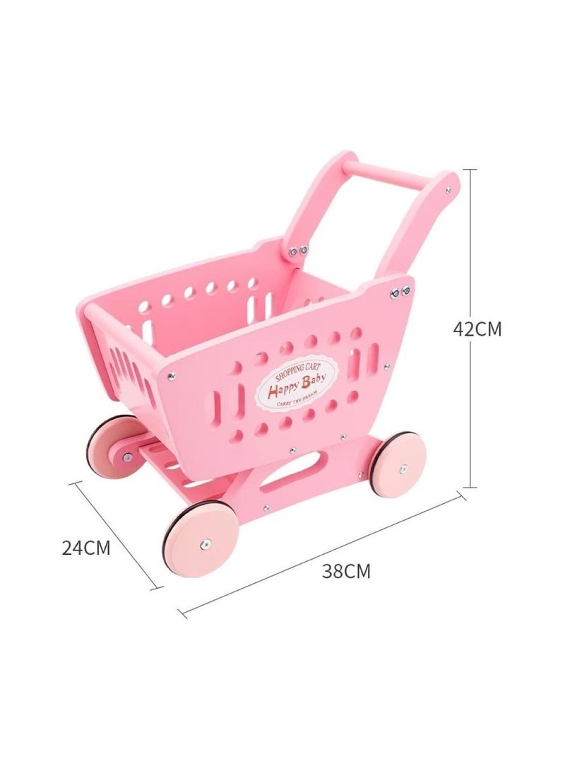 Woody Buddy Supermarket Trolley-Pink