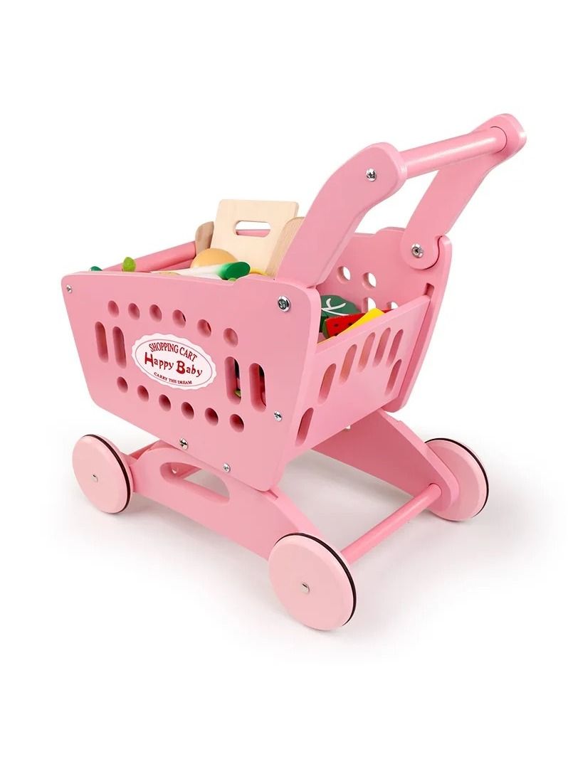 Woody Buddy Supermarket Trolley-Pink