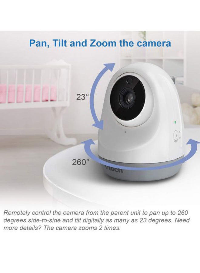Digital Video Baby Monitor With Pan And Tilt Camera