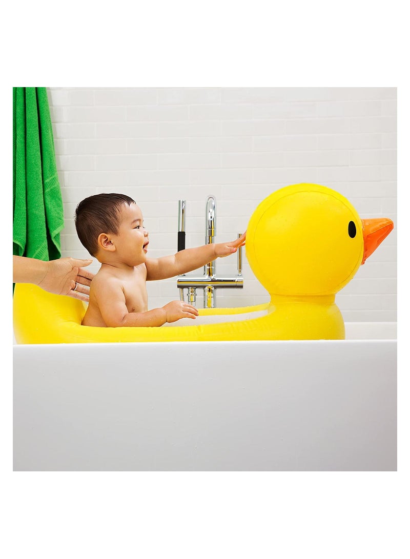 White Hot Inflatable Duck Tub 6 to 24 Months