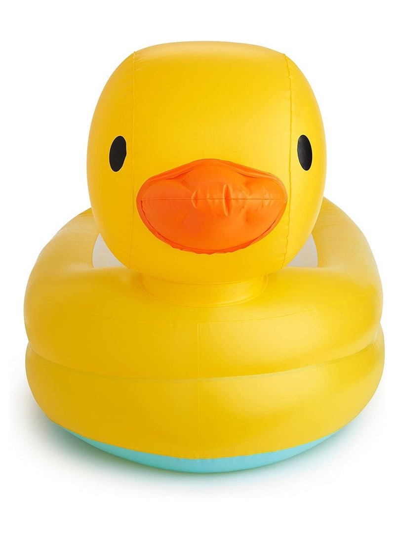 White Hot Inflatable Duck Tub 6 to 24 Months