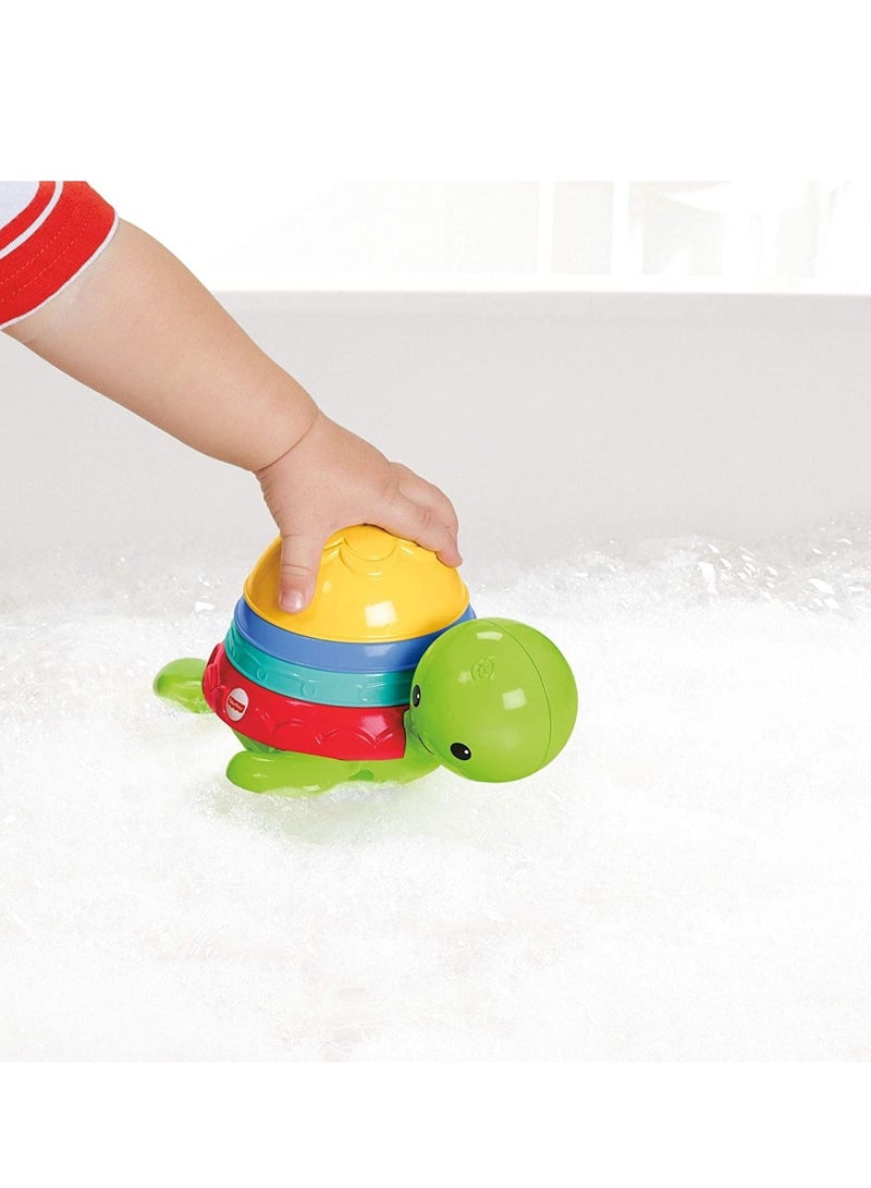 Stack And Strain Bath Turtle Toy 11x8x4.62inch