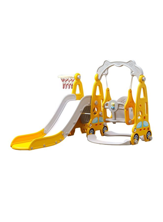 Indoor Toddler Kids Slide And Swing Baby Children's 3 In 1 Plastic Combination Slide Child